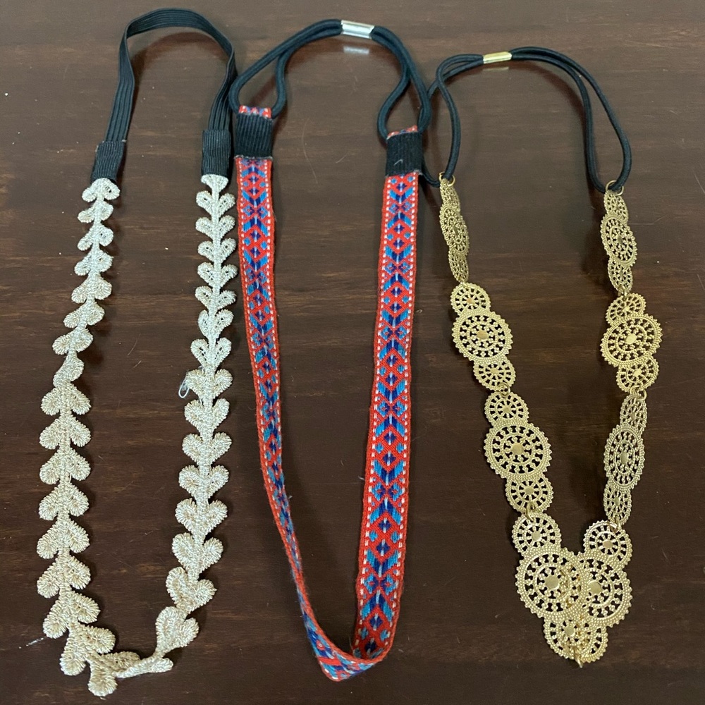 Bundle of 3 headbands
